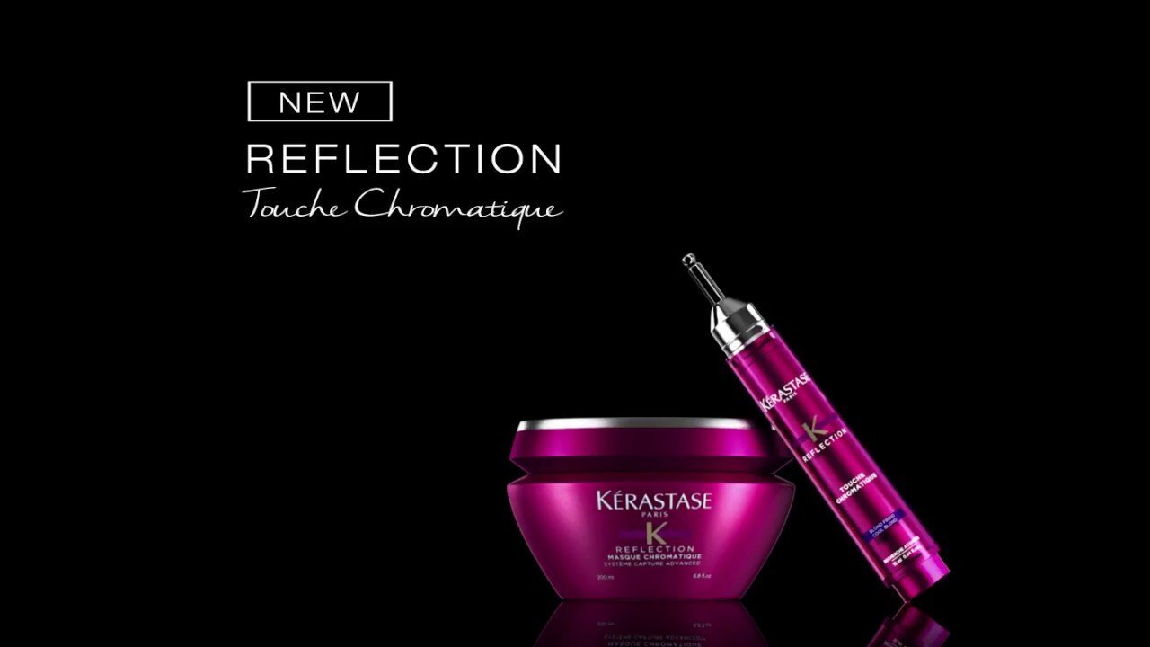 Atkuriamoji plaukų kaukė dažytiems ploniems plaukams Kerastase Reflection Masque Chromatique 200 ml kaina ir informacija | Priemonės plaukų stiprinimui | pigu.lt