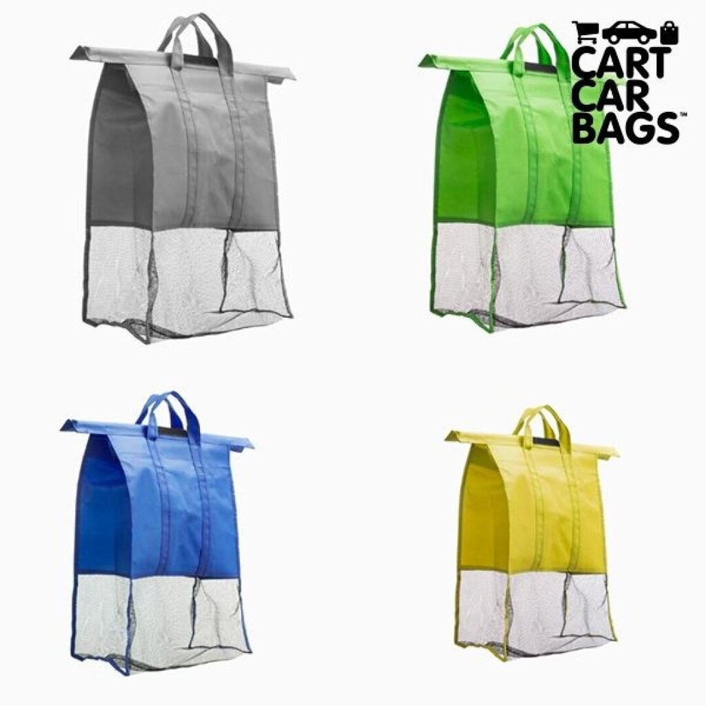 Pirkinių dežės automobiliui Cart Car Bags, 4 vnt. kaina ir informacija | Pirkinių krepšiai | pigu.lt