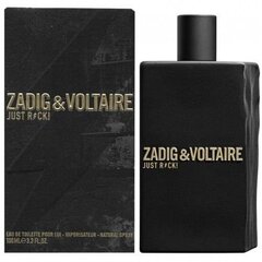 Туалетная вода для мужчин Zadig & Voltaire Just Rock! EDT, 100 мл цена и информация | Мужские духи | pigu.lt