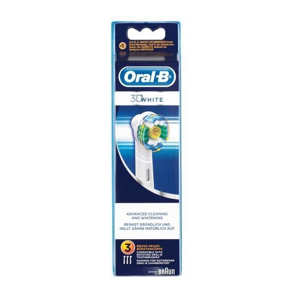 Oral-B 3D White kaina ir informacija | Elektrinių dantų šepetėlių antgaliai | pigu.lt