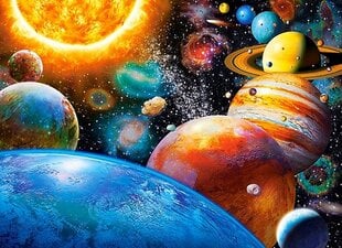 Dėlionė Puzzle Castorland Planets and their Moons, 300 dalių kaina ir informacija | Dėlionės (puzzle) | pigu.lt