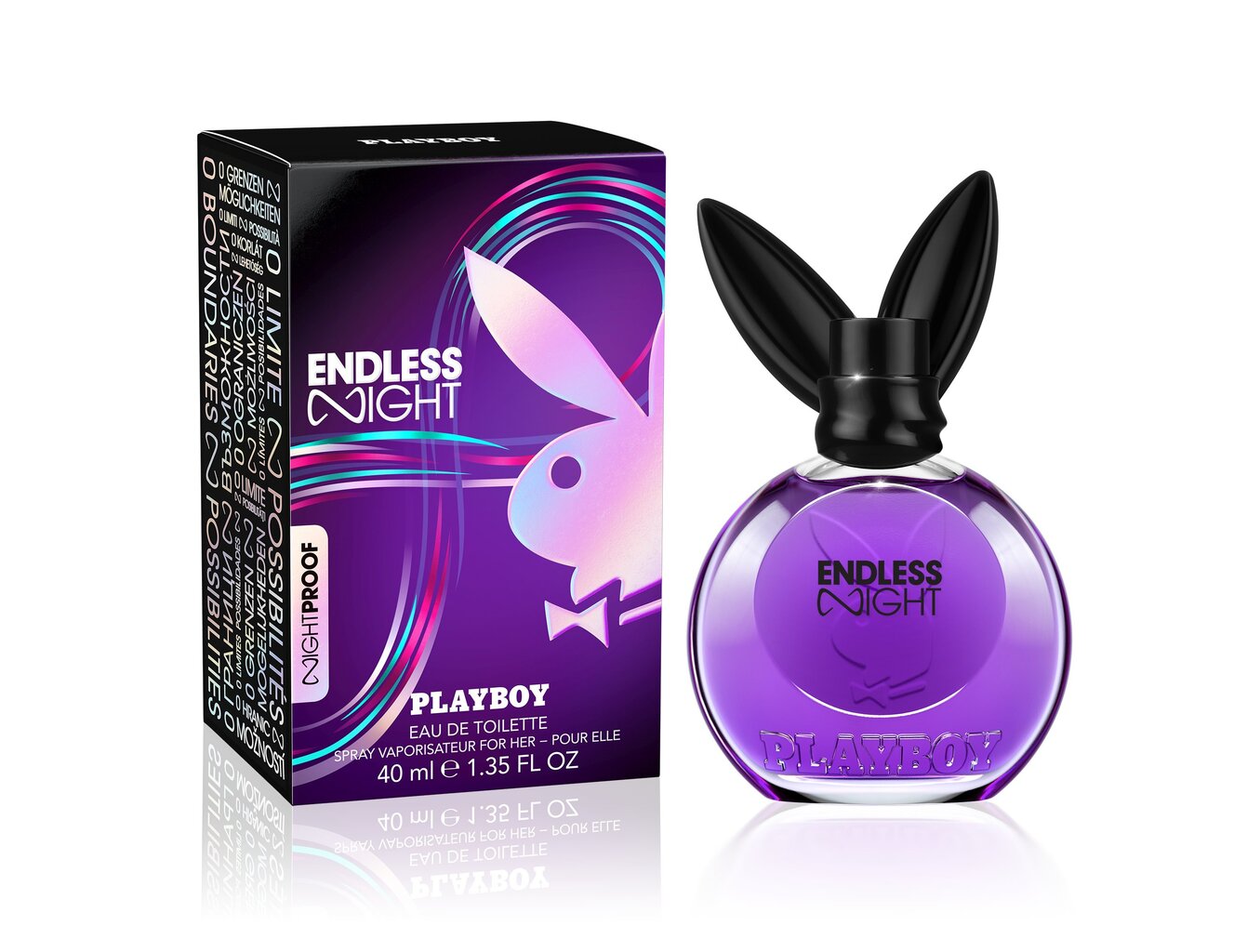 Tualetinis vanduo Playboy Endless Night EDT moterims 60 ml kaina ir informacija | Kvepalai moterims | pigu.lt