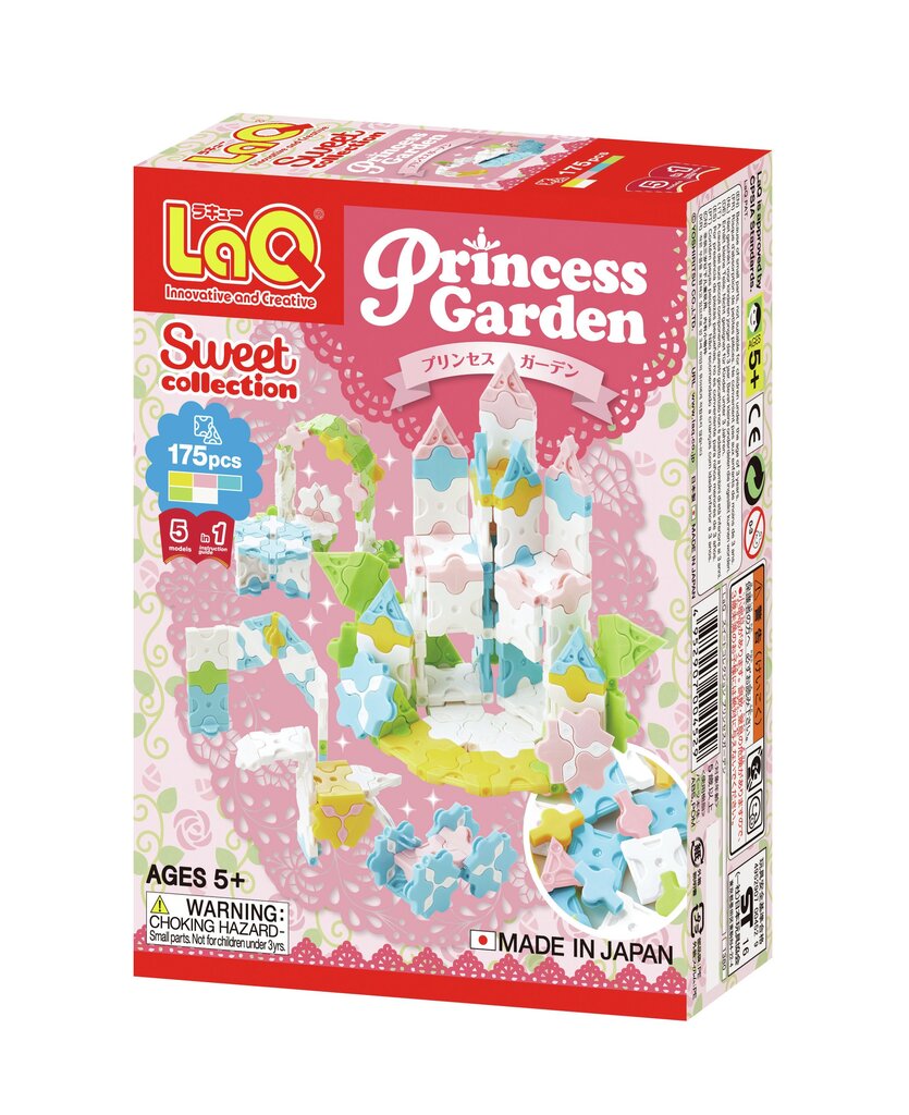 Japoniškas konstruktorius LaQ "SC Princess Garden", 175 detalės цена и информация | Konstruktoriai ir kaladėlės | pigu.lt