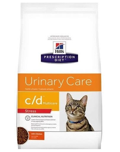 Hill's sausas maistas Prescription Diet Feline c/d Multicare Urinary Stress, 1.5 kg kaina ir informacija | Sausas maistas katėms | pigu.lt