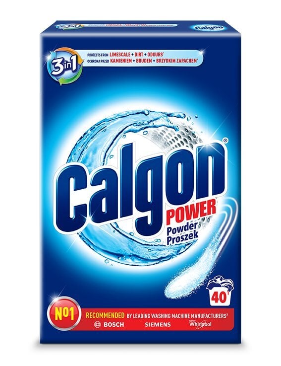 CALGON vandens minkštiklis Power Powder, 1 kg цена и информация | Skalbimo priemonės | pigu.lt