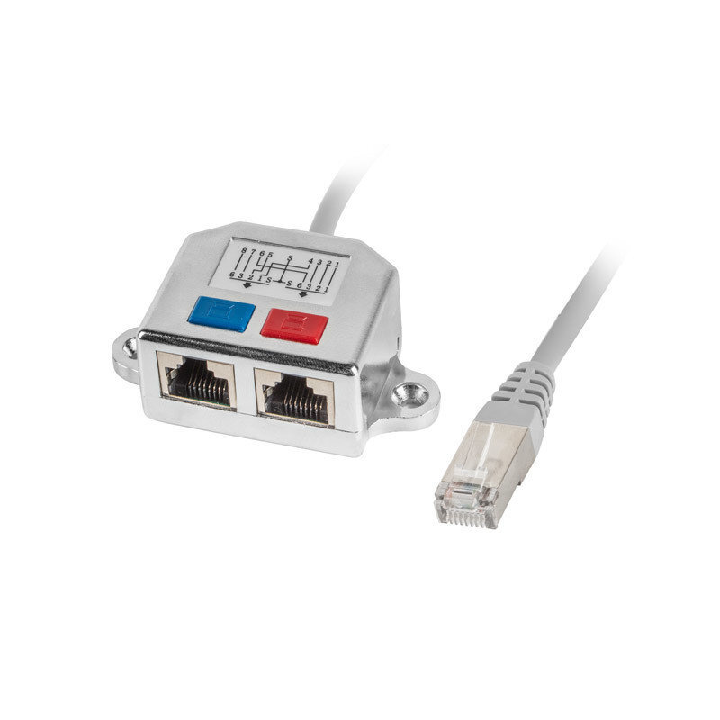 Adapteris Lanberg AD-0026-S kaina ir informacija | Adapteriai, USB šakotuvai | pigu.lt