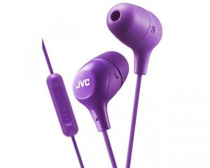 JVC HA-FX38M-P-E Marshmallow наушники с пультом и микрофоном фиолетовый цена и информация | Теплая повязка на уши, черная | pigu.lt