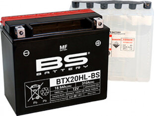 Akumuliatorius BS-Battery BTX20HL 12V 21.1Ah kaina ir informacija | Moto akumuliatoriai | pigu.lt