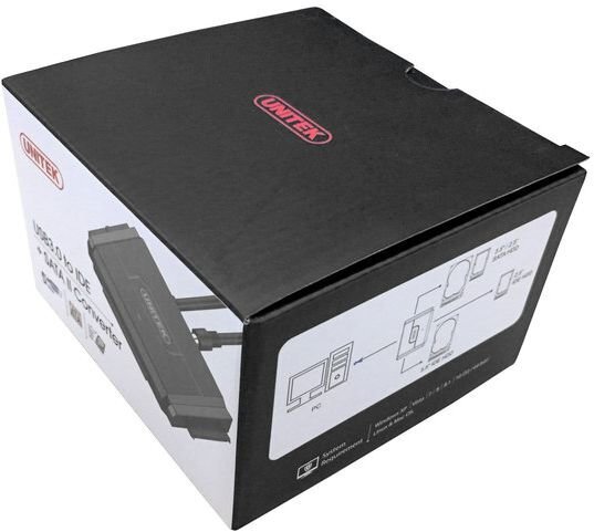 Unitek Y-3324 USB 3.0 to SATA II and IDE bridge (Y-3324) цена и информация | Komponentų priedai | pigu.lt