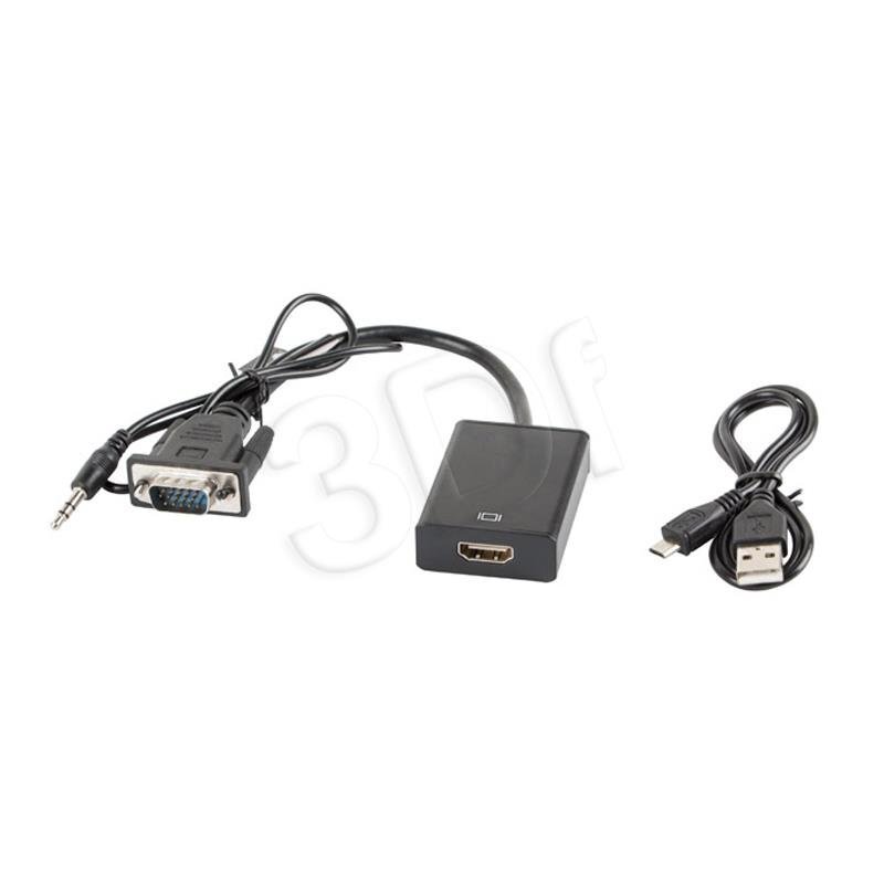 Lanberg AD-0021-BK kaina ir informacija | Adapteriai, USB šakotuvai | pigu.lt