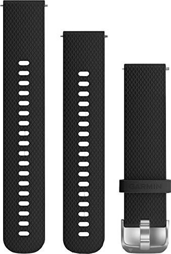 Garmin Quick Release Black Silver kaina ir informacija | Išmaniųjų laikrodžių ir apyrankių priedai | pigu.lt