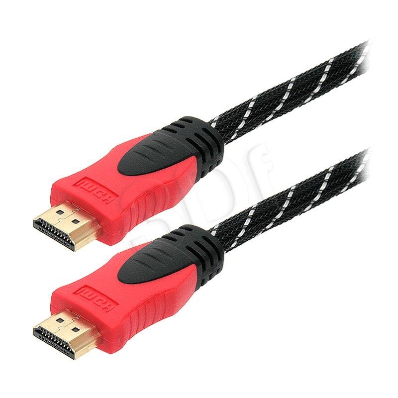 HDMI - HDMI Blow Premium Red kabelis 3m kaina ir informacija | Kabeliai ir laidai | pigu.lt