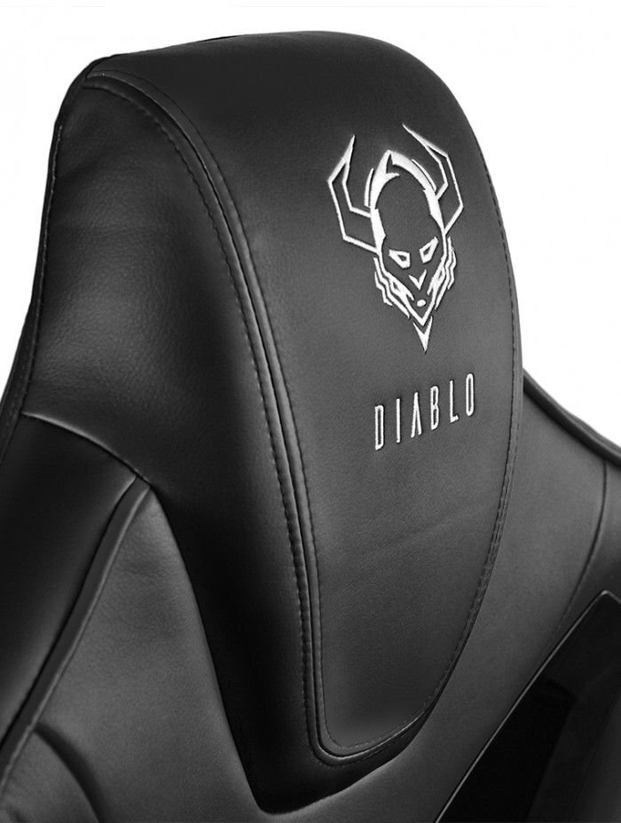 Žaidimų kėdė Diablo Chairs X-Fighter, juoda kaina ir informacija | Biuro kėdės | pigu.lt