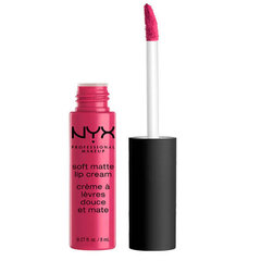 Skysti matiniai lūpų dažai NYX Soft Matte Lip Cream 8 ml, Prague kaina ir informacija | Lūpų dažai, blizgiai, balzamai, vazelinai | pigu.lt