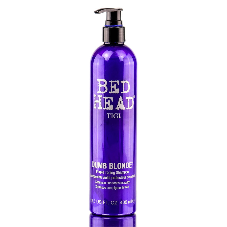 Geltonus tonus neutralizuijantis šampūnas šviesiems plaukams Tigi Bed Head Dumb Blonde Violet Toning 400 ml kaina ir informacija | Šampūnai | pigu.lt