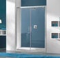Dušo durys į nišą Sanplast TX DD/TX5b 80s, profilis baltas, dekoruotas stiklas cora kaina ir informacija | Dušo durys ir sienelės | pigu.lt