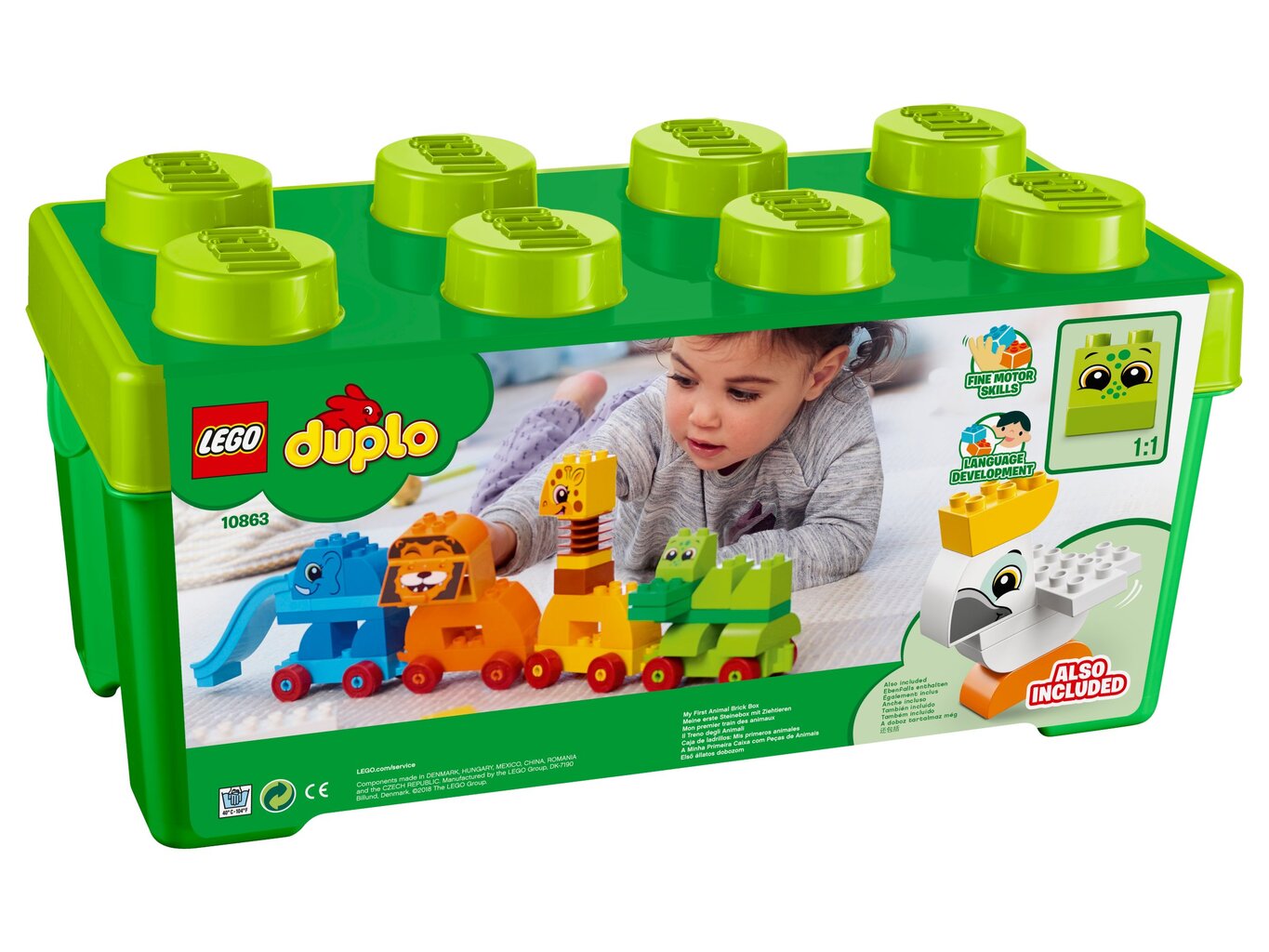 10863 LEGO® DUPLO Mano pirmoji gyvūnėlių kaladėlių dėžutė цена и информация | Konstruktoriai ir kaladėlės | pigu.lt