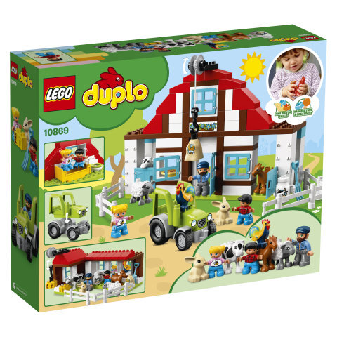 10869 LEGO® DUPLO Nuotykiai ūkyje цена и информация | Konstruktoriai ir kaladėlės | pigu.lt