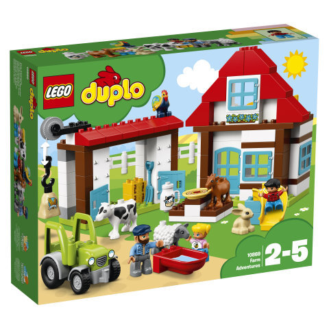 10869 LEGO® DUPLO Nuotykiai ūkyje цена и информация | Konstruktoriai ir kaladėlės | pigu.lt