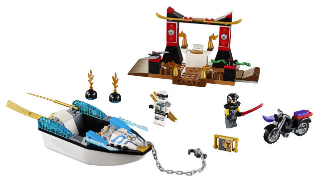 10755 LEGO® NINJAGO Sugaukite laivą Zane Ninja kaina ir informacija | Konstruktoriai ir kaladėlės | pigu.lt