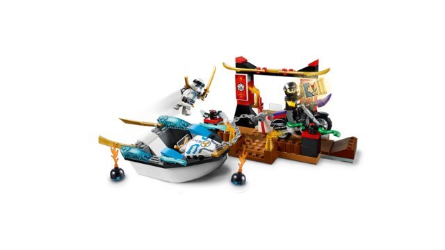 10755 LEGO® NINJAGO Sugaukite laivą Zane Ninja kaina ir informacija | Konstruktoriai ir kaladėlės | pigu.lt
