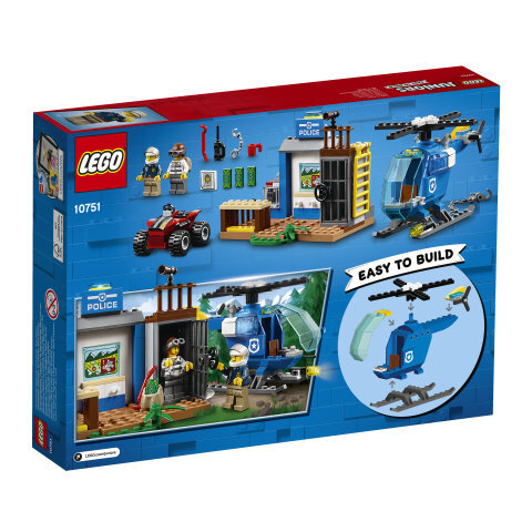 10751 LEGO® City Kalnų policijos gaudynės цена и информация | Konstruktoriai ir kaladėlės | pigu.lt