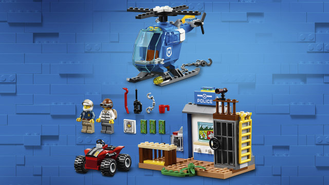 10751 LEGO® City Kalnų policijos gaudynės цена и информация | Konstruktoriai ir kaladėlės | pigu.lt