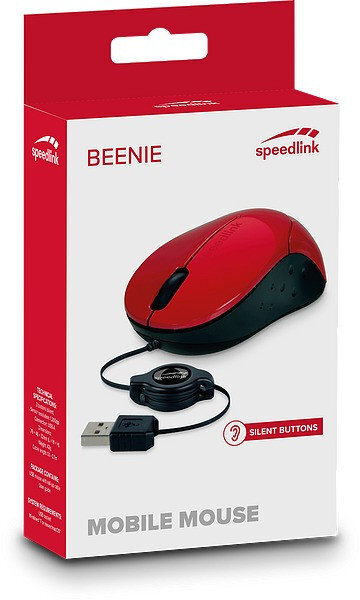 Speedlink SL-610012-RD, raudona kaina ir informacija | Pelės | pigu.lt