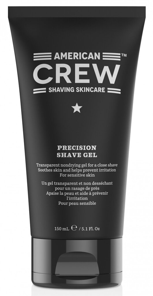 Skutimosi želė American Crew Shaving Skincare Precision 150 ml kaina ir informacija | Skutimosi priemonės ir kosmetika | pigu.lt