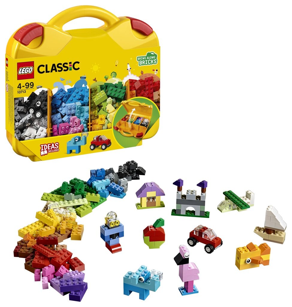 10713 LEGO® Classic Kaladėlių lagaminas kaina ir informacija | Konstruktoriai ir kaladėlės | pigu.lt