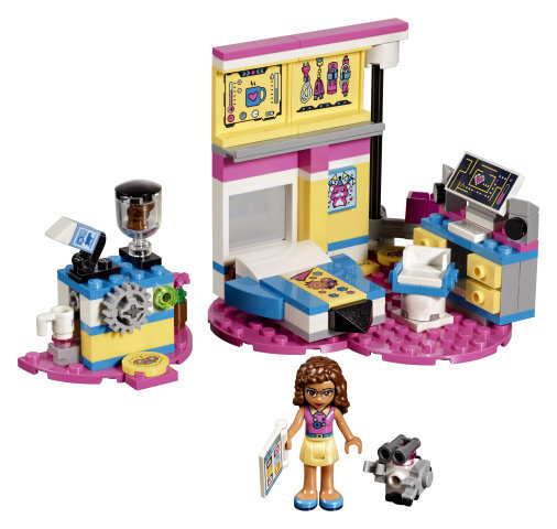 41329 LEGO® FRIENDS Olivia prašmatnus miegamasis kaina ir informacija | Konstruktoriai ir kaladėlės | pigu.lt