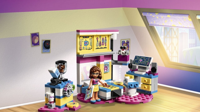 41329 LEGO® FRIENDS Olivia prašmatnus miegamasis kaina ir informacija | Konstruktoriai ir kaladėlės | pigu.lt