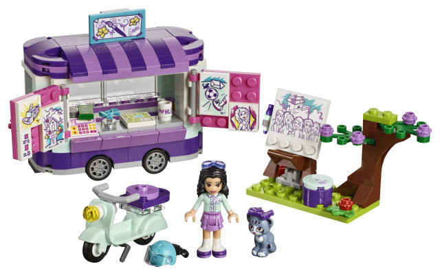 41332 LEGO® Friends Emmos meno kioskas цена и информация | Konstruktoriai ir kaladėlės | pigu.lt