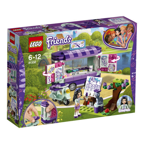 41332 LEGO® Friends Emmos meno kioskas цена и информация | Konstruktoriai ir kaladėlės | pigu.lt