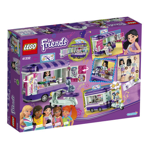 41332 LEGO® Friends Emmos meno kioskas цена и информация | Konstruktoriai ir kaladėlės | pigu.lt