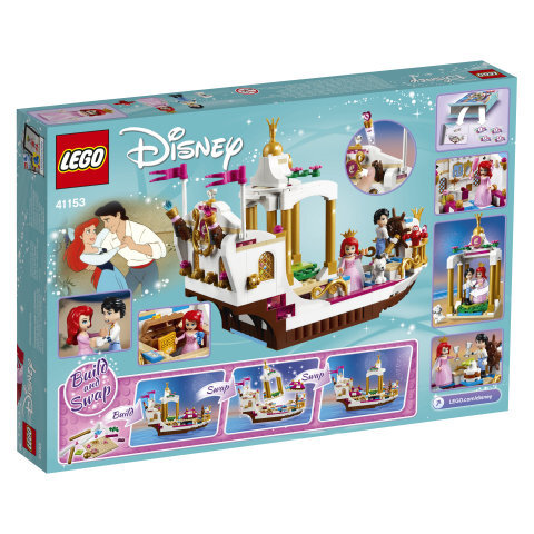 41153 LEGO® DISNEY PRINCESS Undinėlės karališkas ceremonijų laivas kaina ir informacija | Konstruktoriai ir kaladėlės | pigu.lt