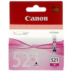 Rašalo kasetė CANON CLI-521M, raudona kaina ir informacija | Kasetės rašaliniams spausdintuvams | pigu.lt