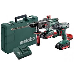 Набор инструментов Metabo BS 18 + KHA 18 LTX 2.0Ач цена и информация | Шуруповерты, дрели | pigu.lt