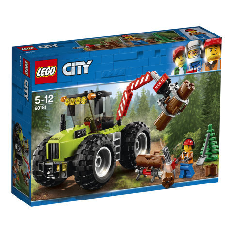 60181 LEGO® City Miško traktorius цена и информация | Konstruktoriai ir kaladėlės | pigu.lt