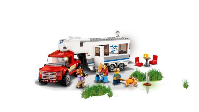 60182 LEGO® City Karavanas su automobiliu kaina ir informacija | Konstruktoriai ir kaladėlės | pigu.lt