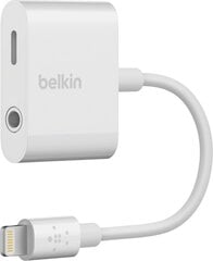 Переходник Belkin Lightning 3,5 мм цена и информация | Адаптеры, USB-разветвители | pigu.lt