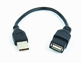 Gembird CCP-USB2-AMAF-0.15M, USB-A, 0.15 m kaina ir informacija | Adapteriai, USB šakotuvai | pigu.lt