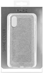 Puro Glitter Shine iPhone X srebrny |silver IPCXSHINESIL цена и информация | Чехлы для телефонов | pigu.lt