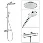 Hansgrohe Crometta S 240 1jet termostatinė dušo sistema, chromas, 27267000 цена и информация | Dušo komplektai ir panelės | pigu.lt