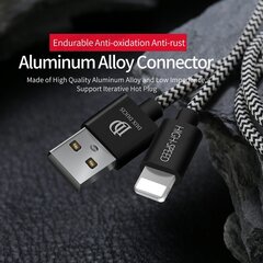 Dux Ducis Premium (iOS 11) Material Data and Charging Lightning Cable 200 cm kaina ir informacija | Kabeliai ir laidai | pigu.lt