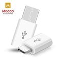 Mocco Универсальный Адаптер Micro USB к USB Type-C Подключение Белый