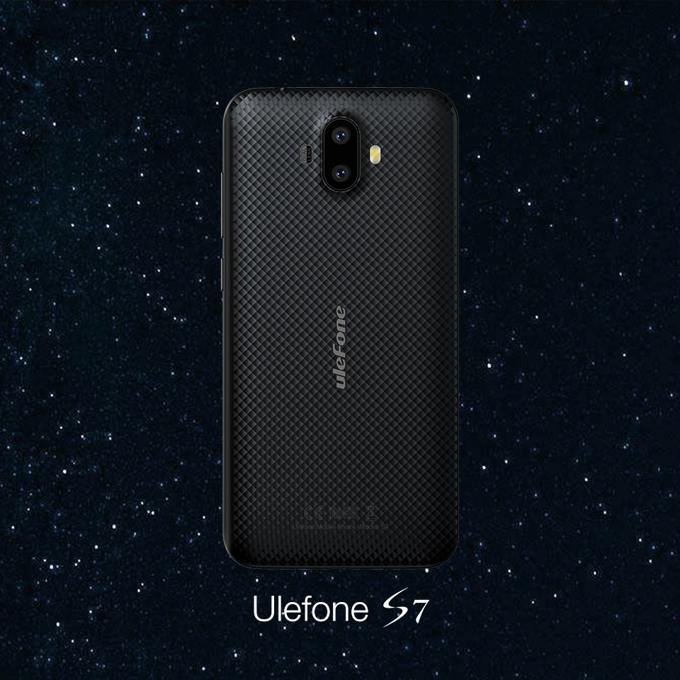 UleFone S7, 1/8GB, Juoda kaina ir informacija | Mobilieji telefonai | pigu.lt