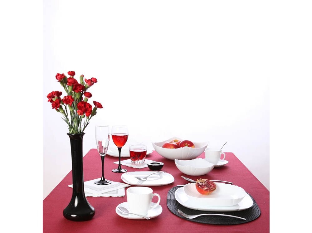 Luminarc salotinė Lotusia, 25x25 cm цена и информация | Indai, lėkštės, pietų servizai | pigu.lt