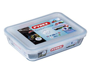 PYREX термостойкий контейнер Cook & Freeze,19x14 см, 0,8 л цена и информация | Pyrex Кухонные товары, товары для домашнего хозяйства | pigu.lt