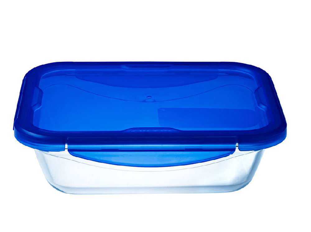 PYREX karščiui atsparus indas su dangčiu Cook & Go, 25,6x19,4 cm, 1,7 l цена и информация | Kepimo indai, popierius, formos | pigu.lt